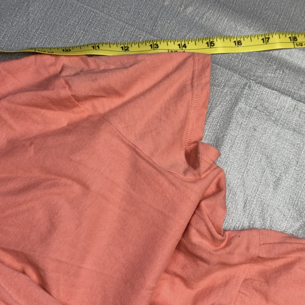 Time and Tru Girls Tiered T-Shirt Dress M 8-10 Coral Pockets - Picture 8 of 9